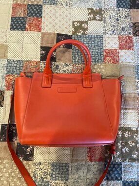 Vera Bradley Faux Leather Satchel/Crossbody